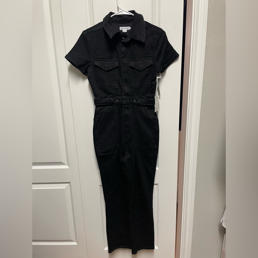 Good American Charcoal Jumpsuit